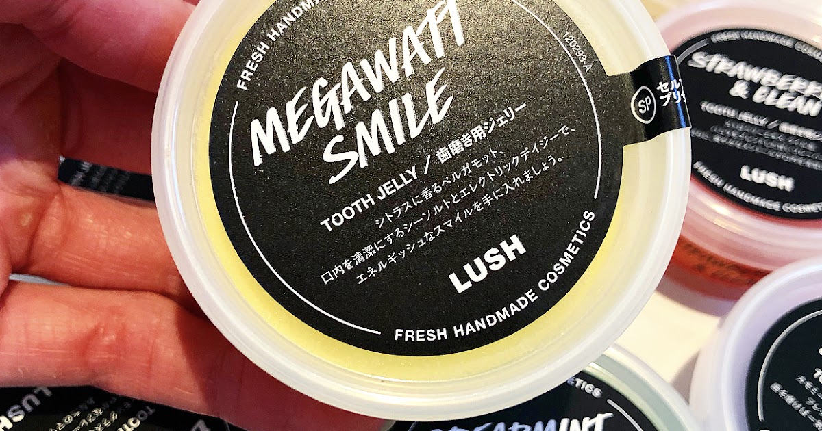 All Things Lush UK Megawatt Smile Toothpaste Jelly