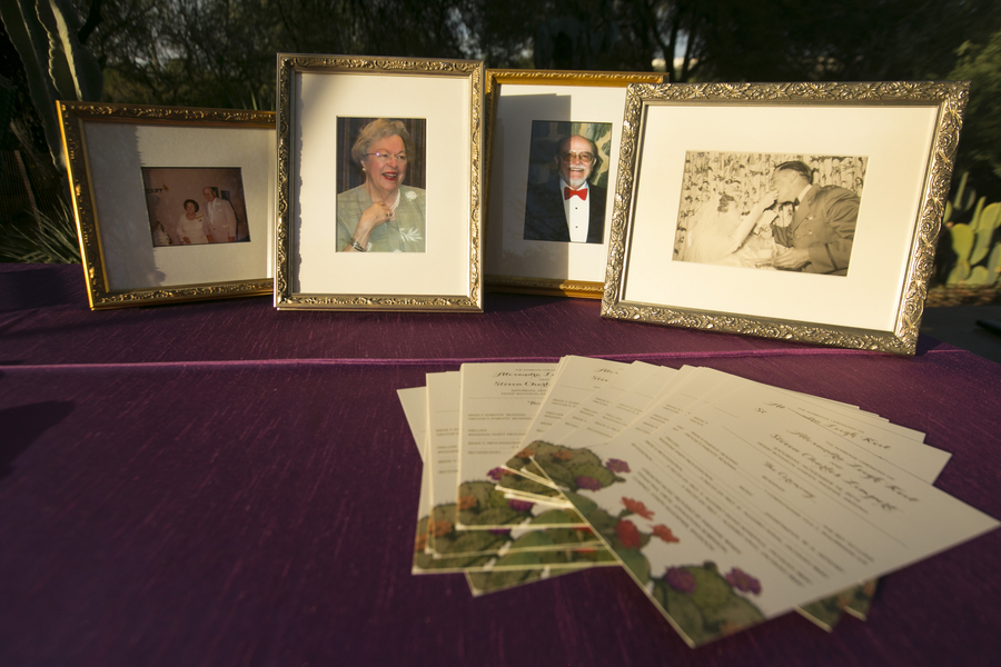 Purple Desert Botanical Garden Wedding