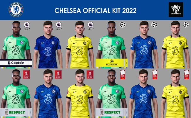 Chelsea & Tottenham Official kit 2021/2022 For eFootball PES 2021