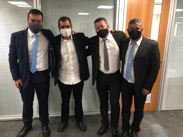 junto com vereadores de SJB Bruno Dauaire vai a Brasília em busca de recursos