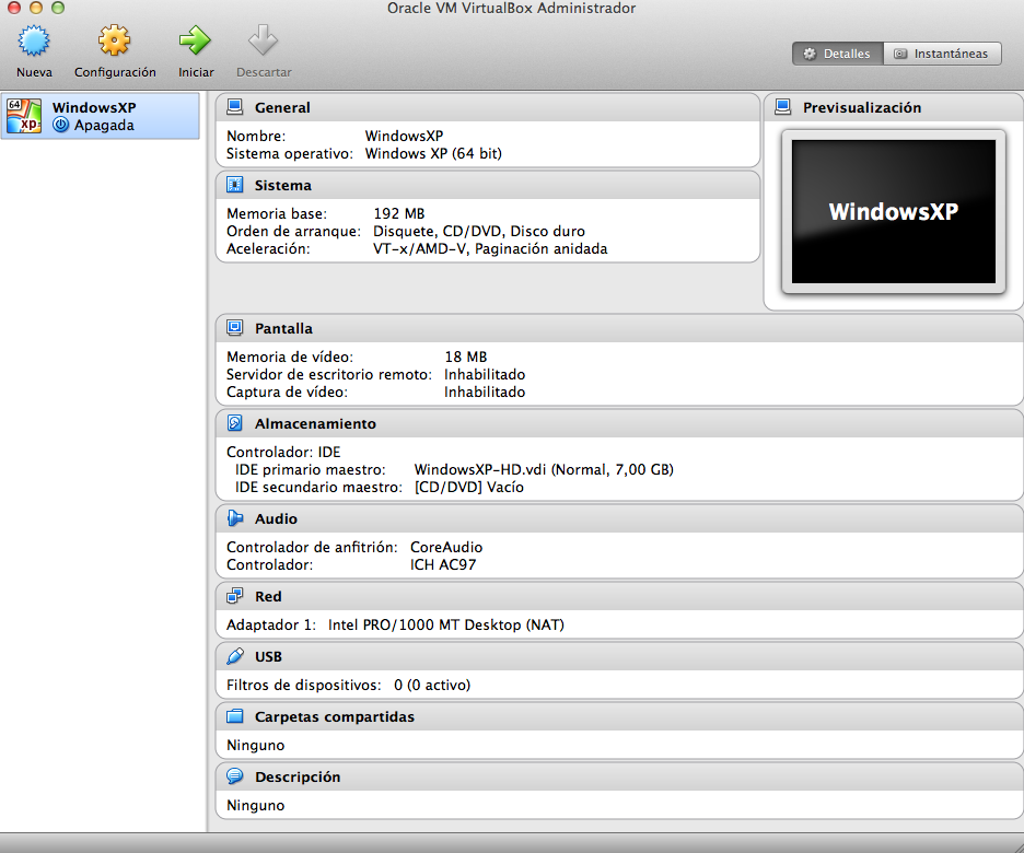 Diego Pino: VirtualBox [Oracle VM VirtualBox]