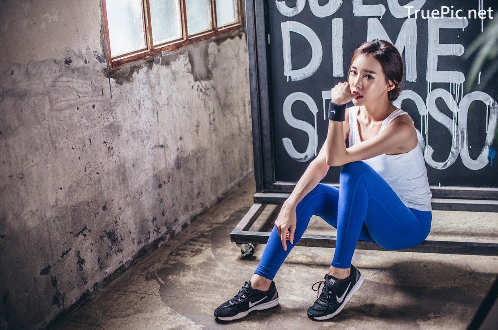 Image Korean Fashion Model - Yoon Ae Ji - Fitness Set Collection - TruePic.net - Picture-24