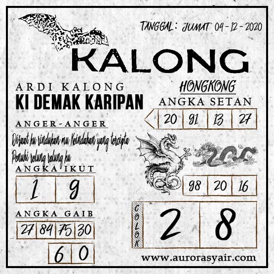 Nagasaon HK Syair Jumat 04122020 Nagasaon HK, Nagasaon