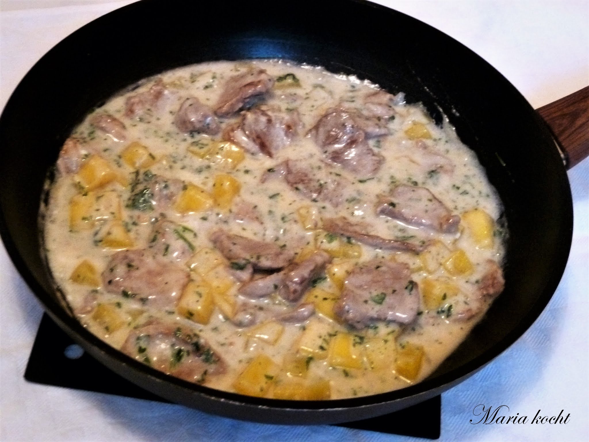 Maria kocht: Schweinefilet mit Mango / Mangós szűzpecsenye Maria kocht: Schweinefilet mit Mango / Mangós szűzpecsenye