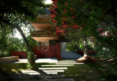 Decoraciones y Modernidades: Moderna manera de decorar el patio trasero