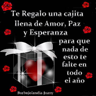 Corazón animada con movimiento y frases de amor