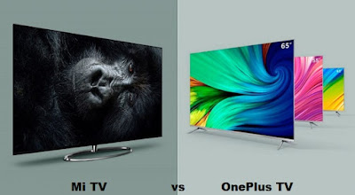 Mi TV vs OnePlus TV Mi TV vs OnePlus TV