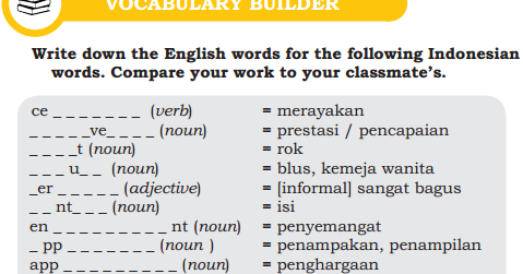 Kunci Jawaban Soal Bahasa Inggris Chapter 2 Halaman 21 Kelas 10 Saifullah Id