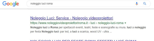 SEO noleggio video