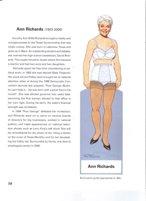 Las Recortables de Veva e Isabel: Famous Texas Women