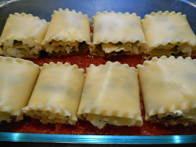 Flavors by Four: Vegetable Lasagna Roll Ups