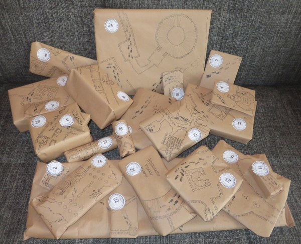 Mondkunst: Harry Potter-Adventskalender "Karte des Rumtreibers" Mondkunst: Harry Potter-Adventskalender "Karte des Rumtreibers"