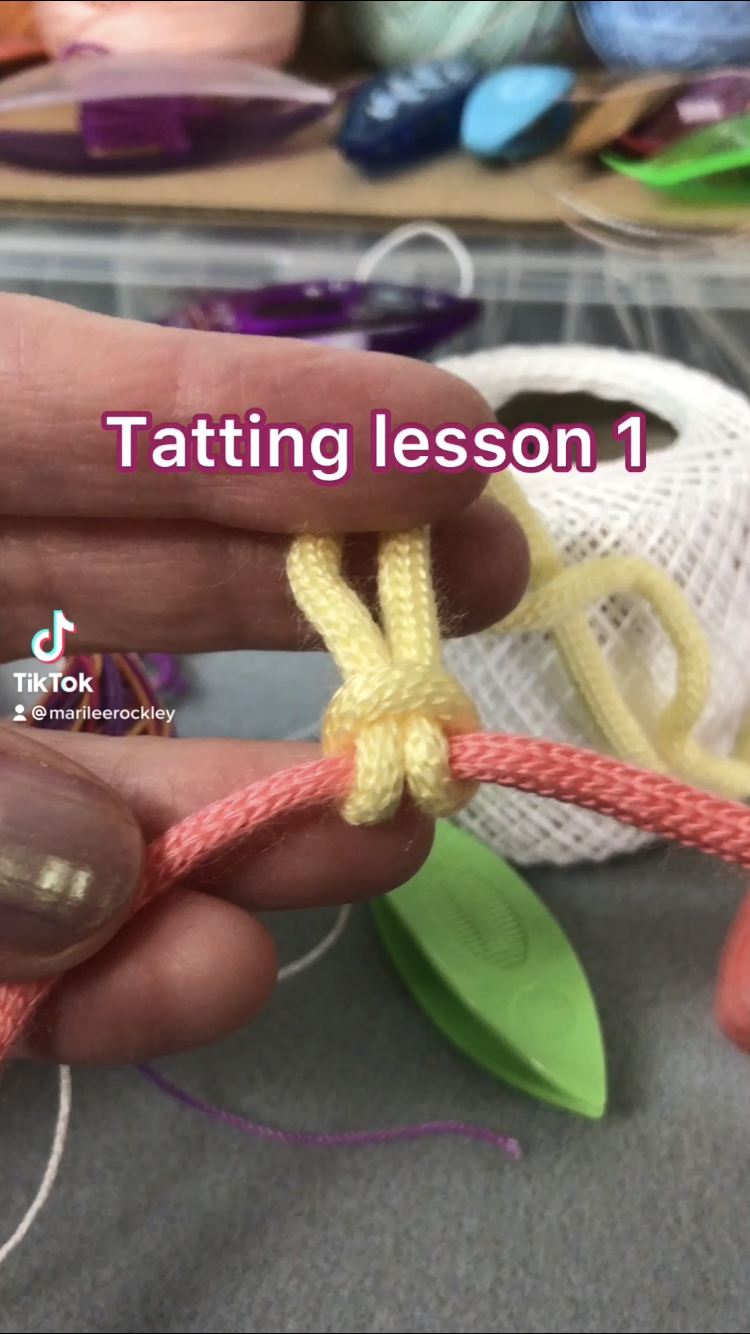 Yarnplayer's Tatting Blog A Way To Sew Tail Ends In Tatting