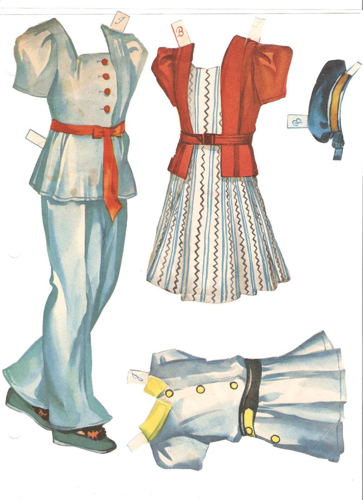 Miss Missy Paper Dolls school girl paper dolls