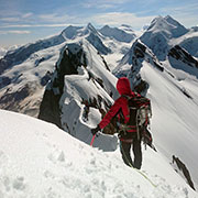 Alpes 2014, Alpes Peninos, Breithorn, Breithorn Mittelgipfel, Roccia Nera