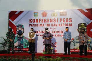 Dukung Program 1 Juta Sehari, Panglima TNI dan Kapolri Tinjau Vaksinasi di Kudus 1 IMG 20210617 WA0485