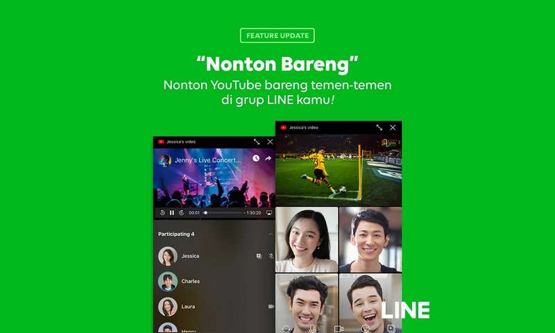 Cara Nonton Bareng Di Aplikasi Video Call Line Bersama Teman