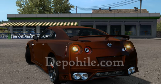 ETS 2 1.36 Nissan GTR R35 Spor Araba Modu İndir Tanıtım