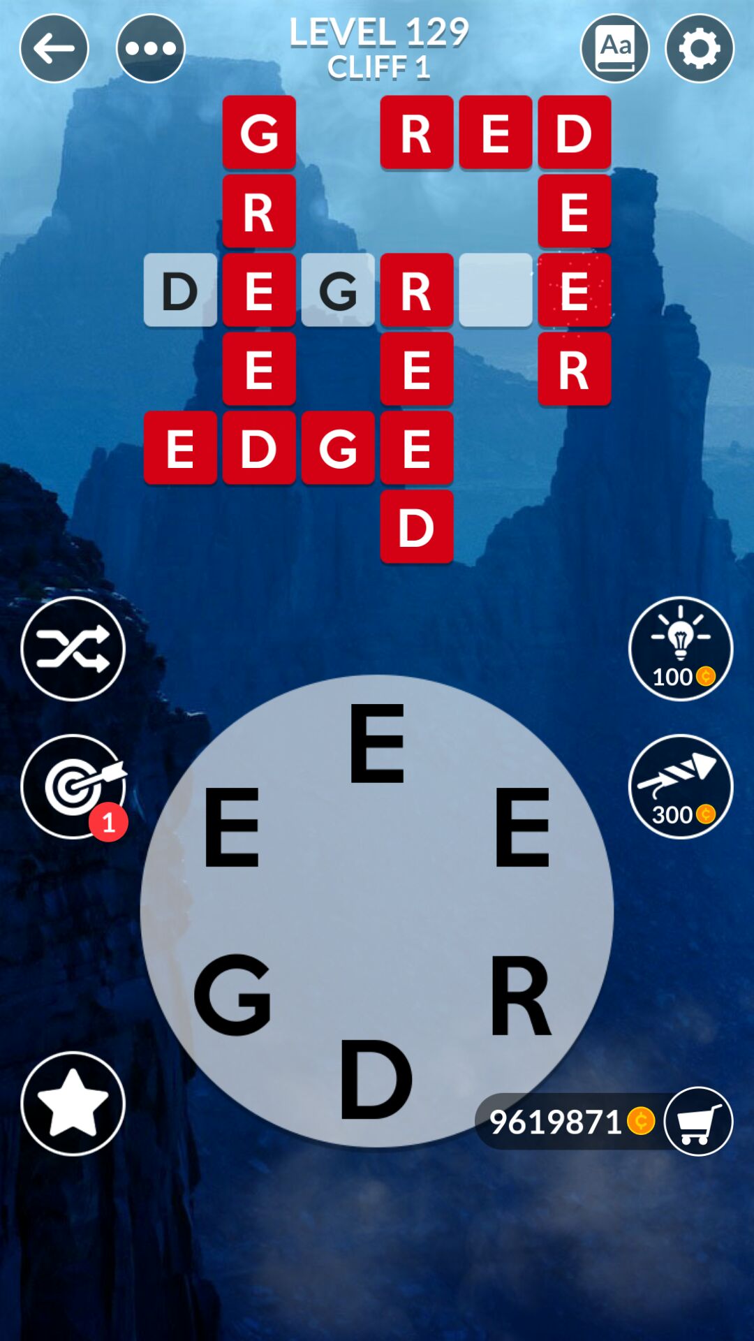 Wordscapes Level 129 Answers ~ Doors Geek