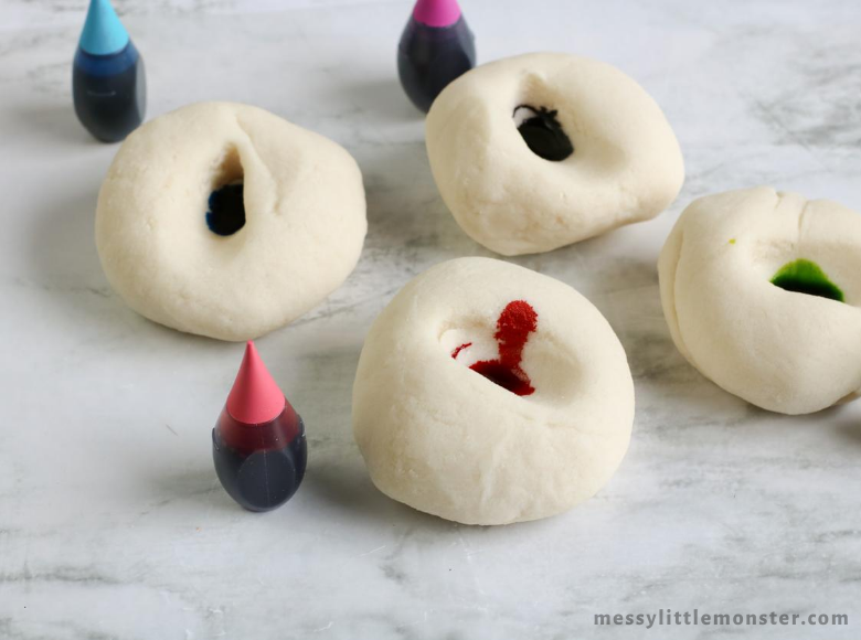 Glow in the Dark No Cook Playdough Recipe - Messy Little Monster