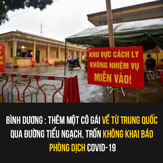 Bình Dương: một cô gái trở về từ Trung Quốc qua đường tiểu ngạch, trốn khai báo