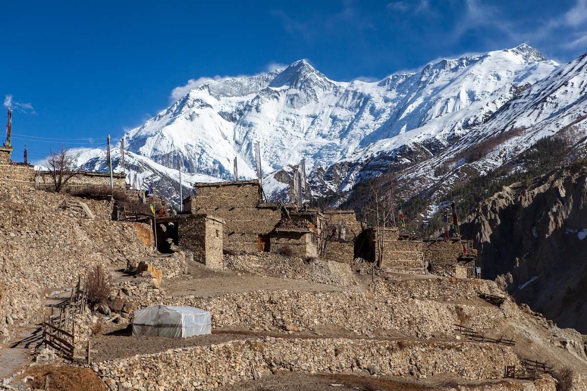 200км по красно-белым черточкам.. Around Annapurna. март-апрель 2017