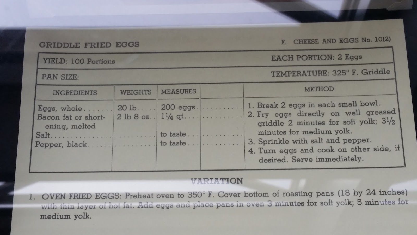 Adventures in Weseland Recipes of the Armed Forces