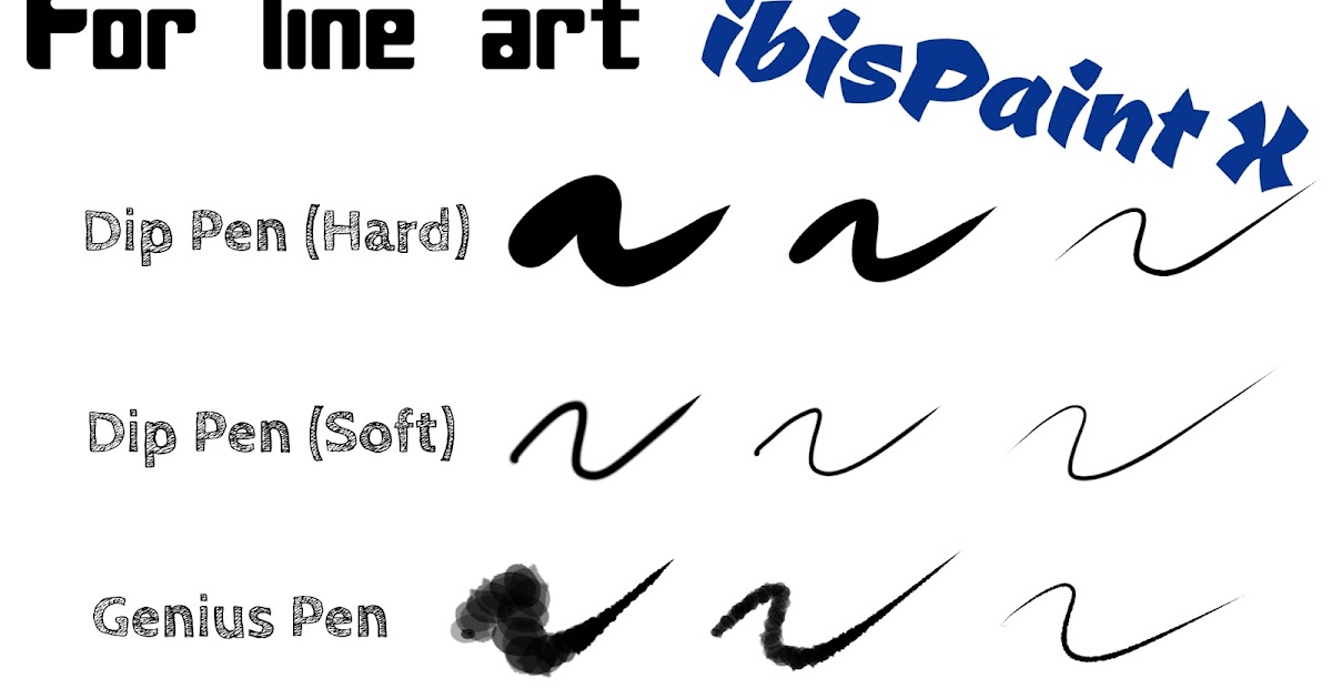 6 Best Brushes for Lineart in ibisPaint X