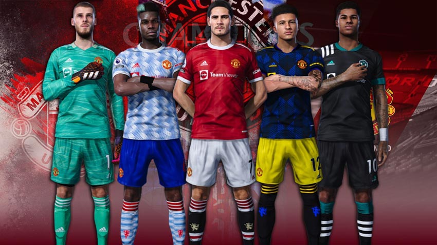 Kits Manchester United Season 2021-2022 For eFootball PES 2021