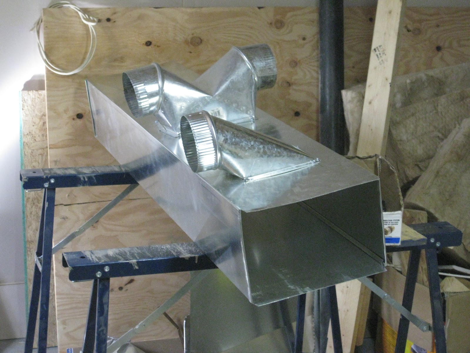 Add-on Wood Furnace Ductwork Diagram