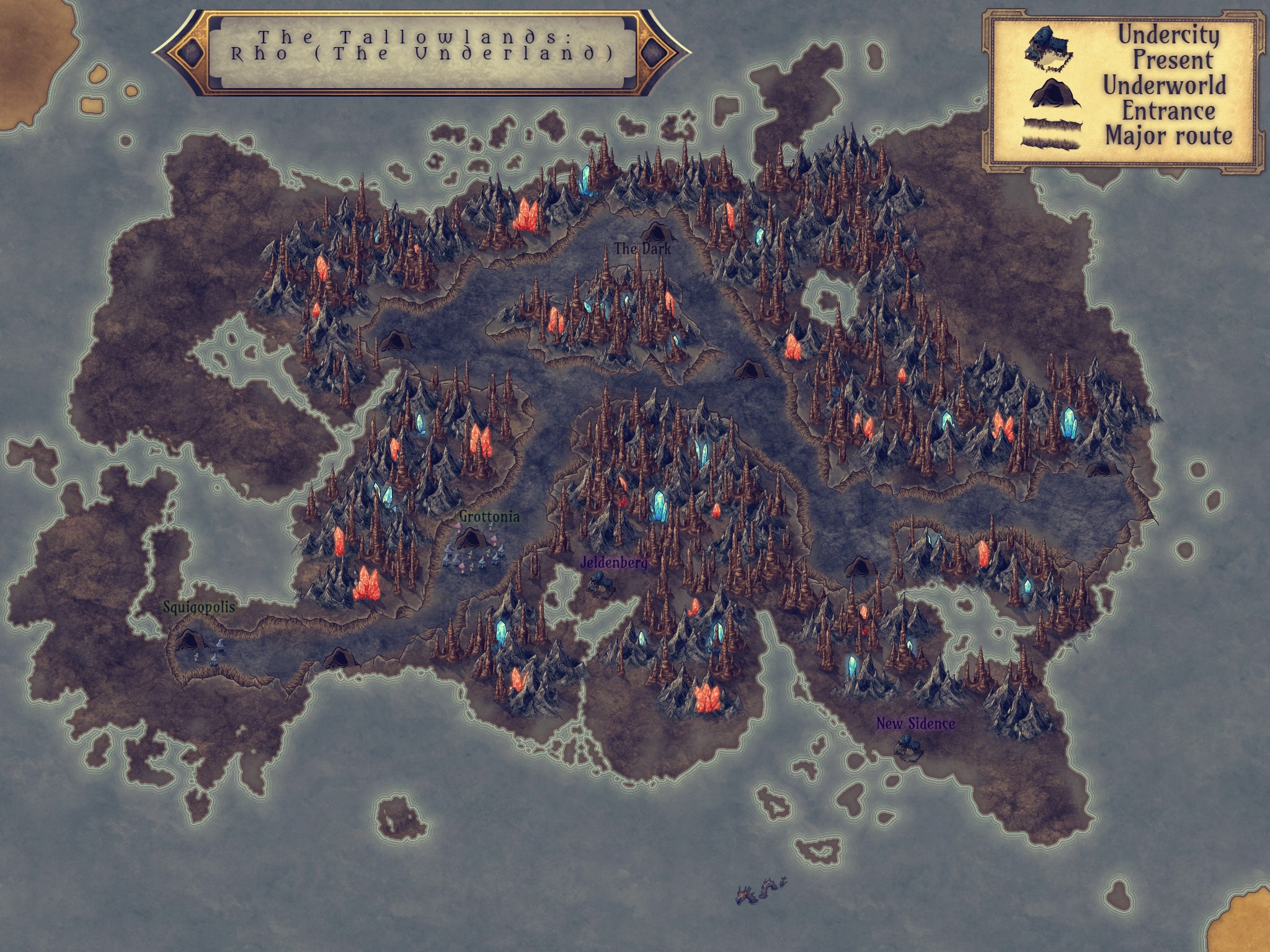 Download Underland Chronicles Map Images