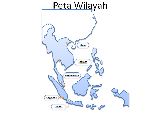 image: Slide 1 Template PowerPoint Peta Asia Tenggara