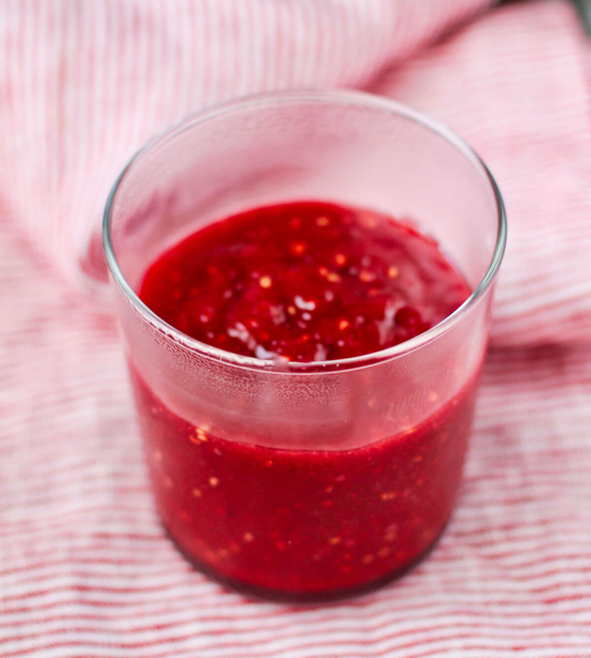 Yogurt Panna Cotta with Fresh Raspberry Sauce Karen's Kitchen Stories