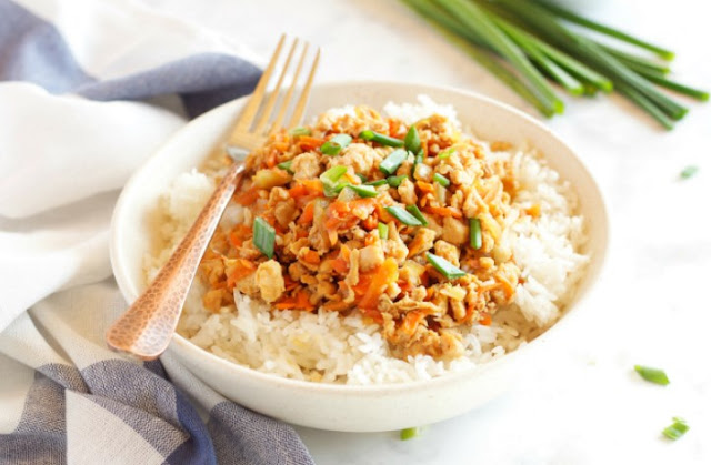 Teriyaki Chicken Rice Bowls #chicken #dinner