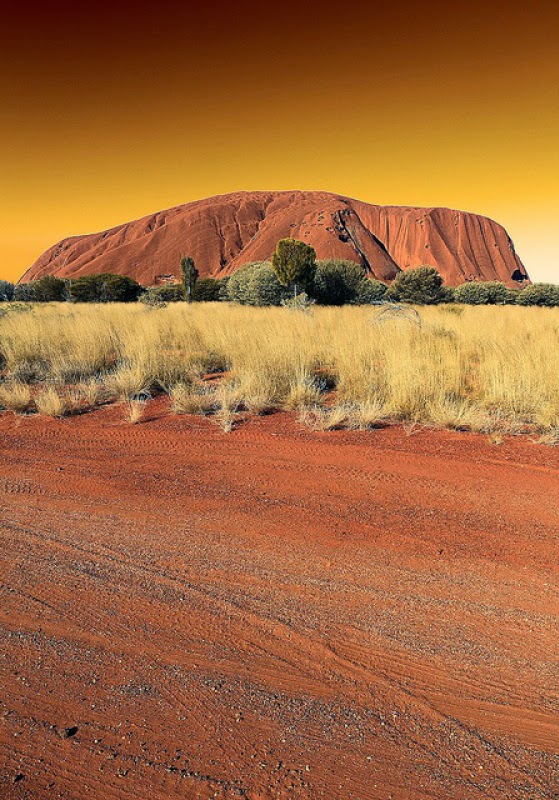 Ayers Rock in Uluru Ayers Rock in Uluru