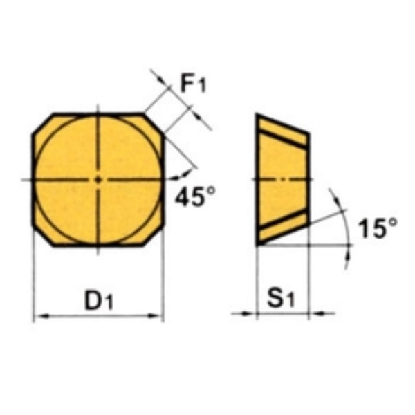 Dao phay gắn mảnh SDKN1203AEN VP15TF