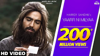 Yaar Ni Milya Lyrics in Hindi