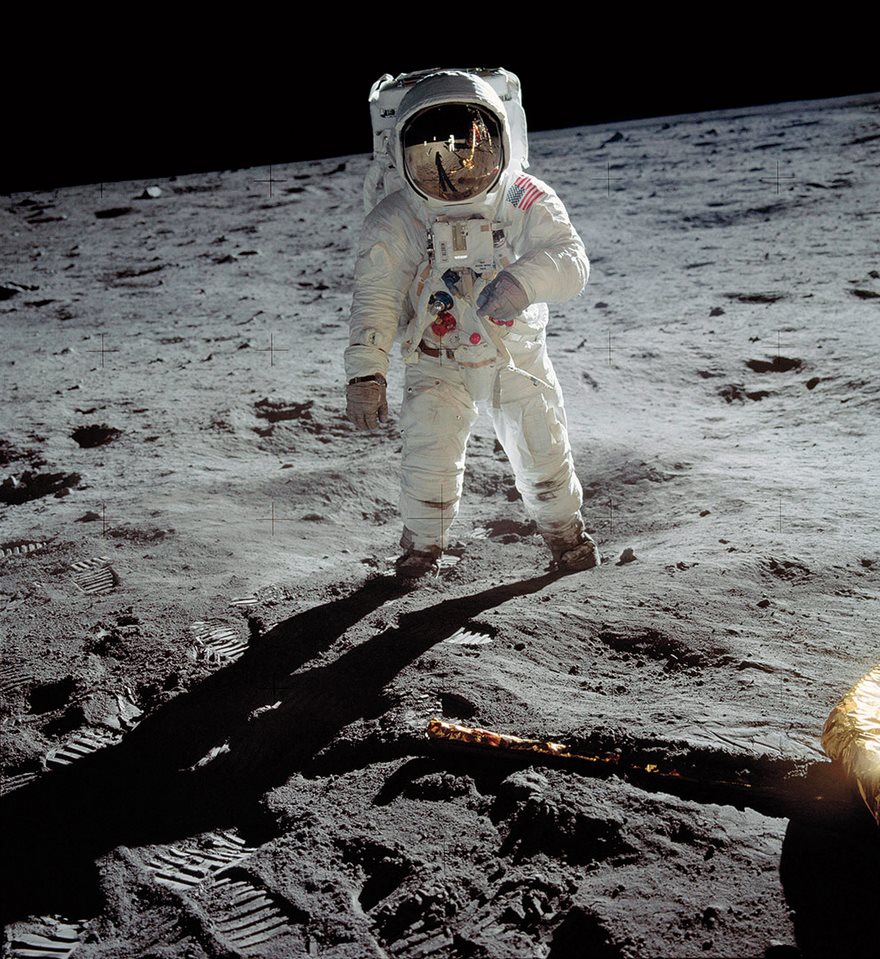 #12 A Man On The Moon, Neil Armstrong, Nasa, 1969 - Top 100 Of The Most Influential Photos Of All Time #12 A Man On The Moon, Neil Armstrong, Nasa, 1969 - Top 100 Of The Most Influential Photos Of All Time