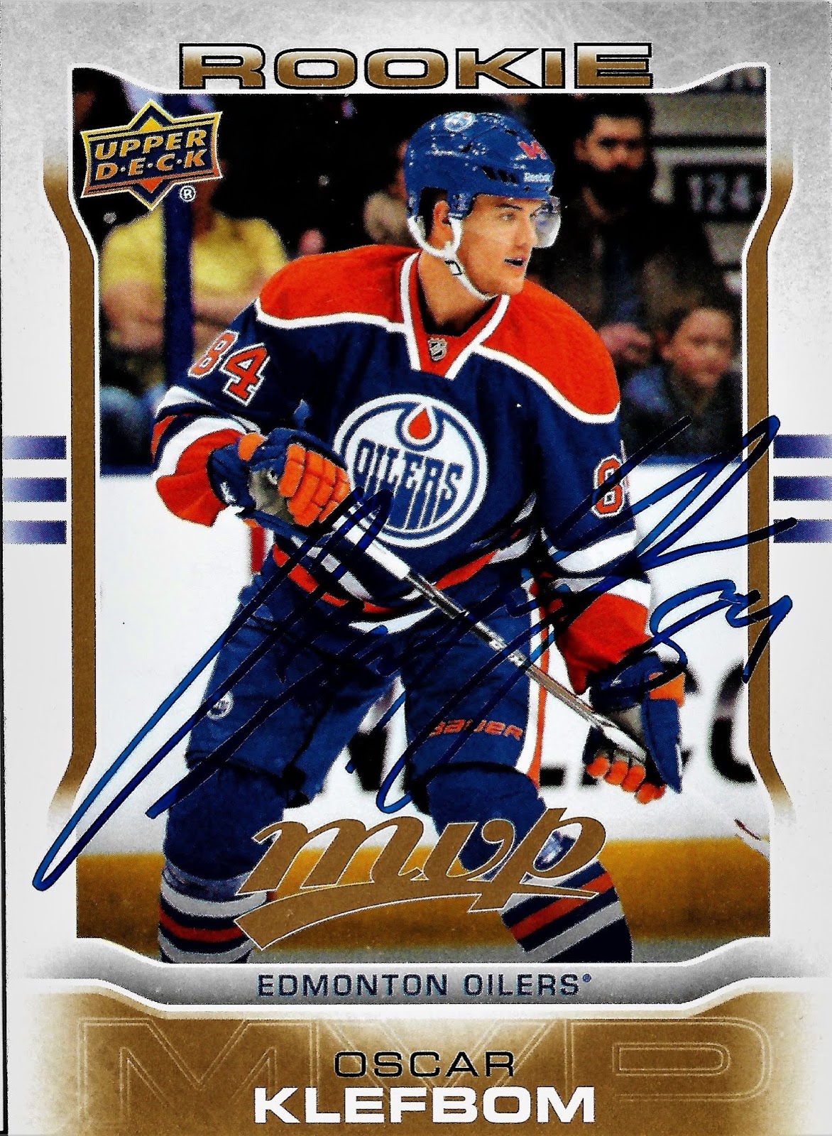 Mark Letestu #55 - Autographed 2015-16 Edmonton Oilers Pre-game