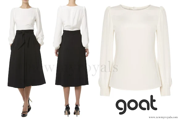 Kate Middleton wore Goat Fashion binky blouse