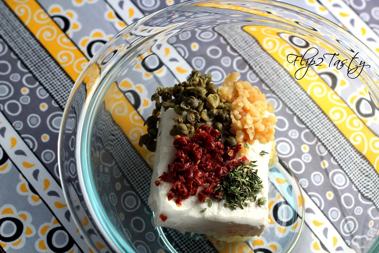 Greek Olive Cream Cheese Spread | Flip2Tasty