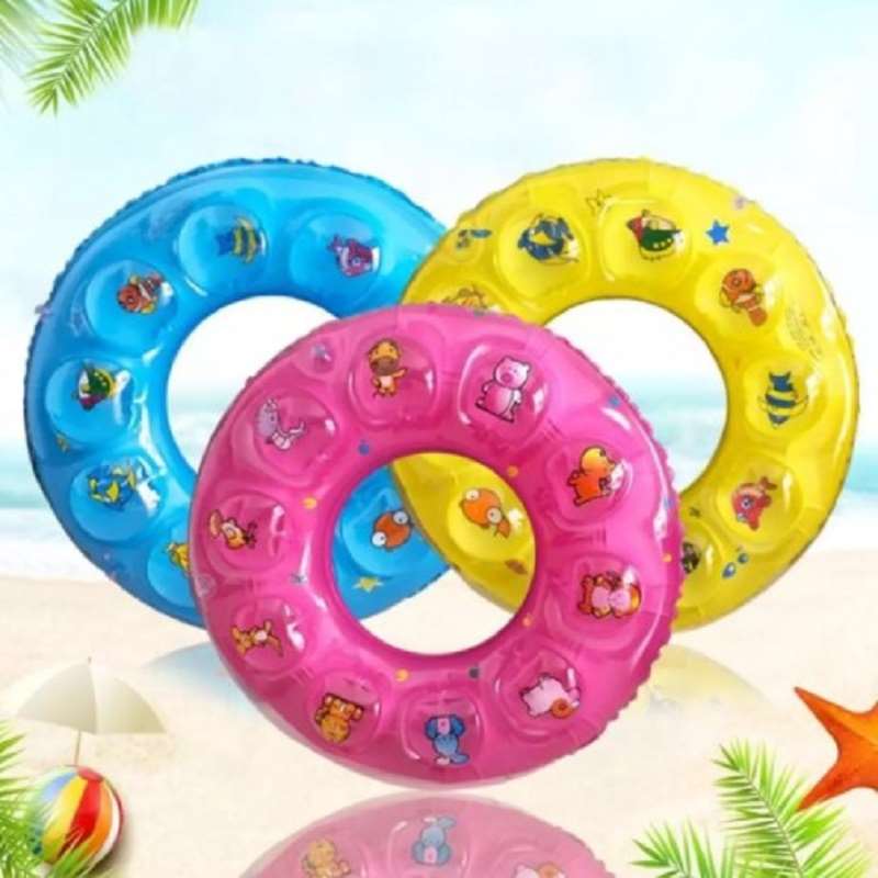 Phao bơi tròn hình cá 3D cho bé – 8550