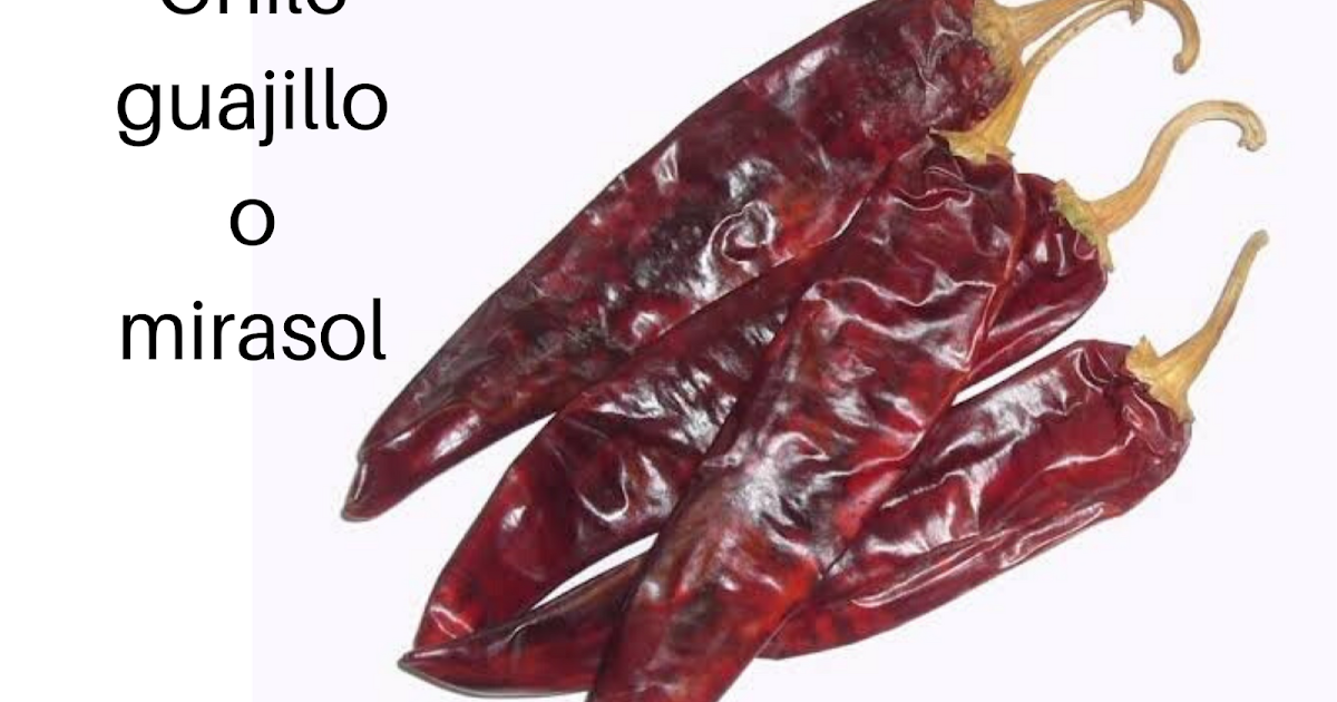Chile Guajillo o Mirasol