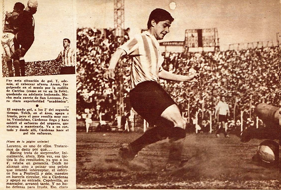 Racing Club 1964 Primera División 23ª fecha