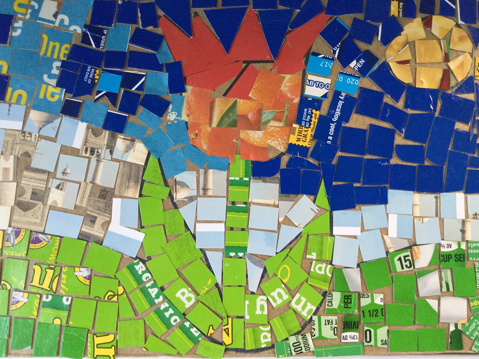 Berkshires Art Teacher Stay at Home Lesson 11 How to Create a Mosaic