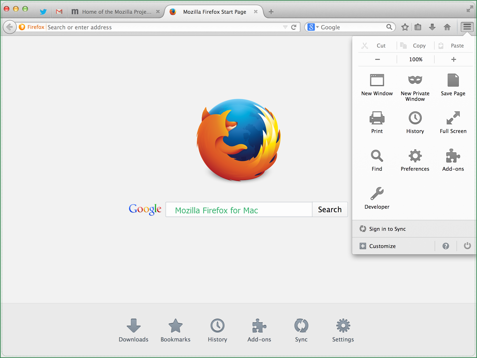 update mozilla firefox for mac