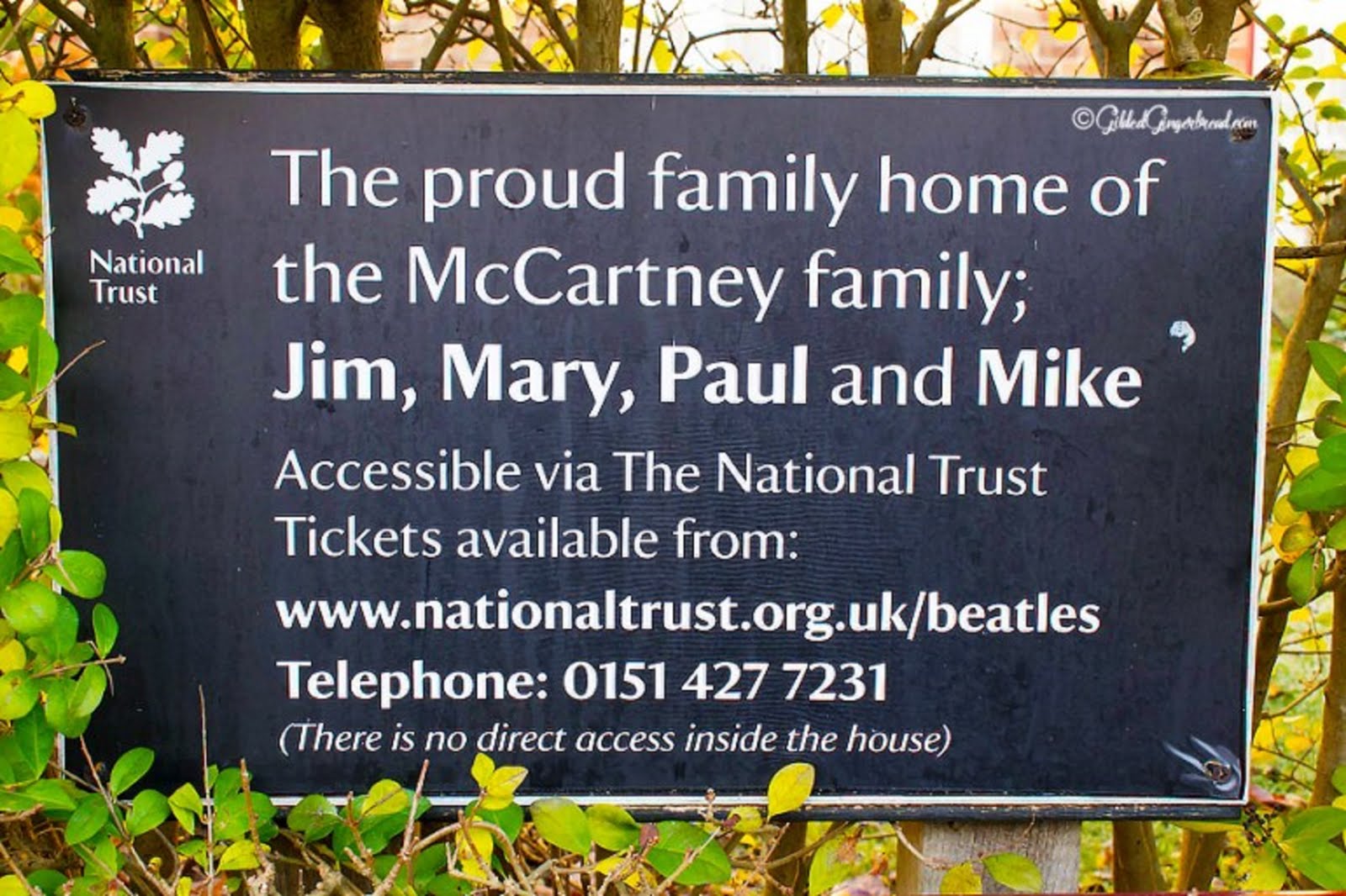 McCARTNEY FAMILY MEMORIAL IN THE LIVERPUDLIAN CITY CEMETERY - LIVERPOOL, ENGLAND