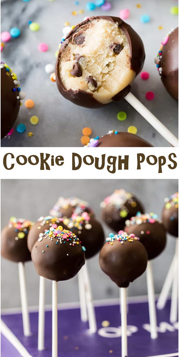 Cookie Dough Pops New Delicious