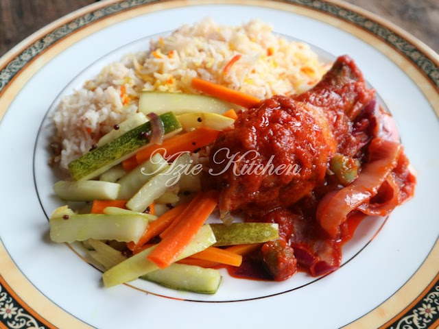 Nasi Minyak dan Ayam Masak Merah Sangat Sedap (A Keeper Recipe)