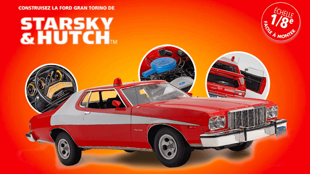 Ford Gran Torino Starsky & Hutch 1:8 Hachette Collections Francia